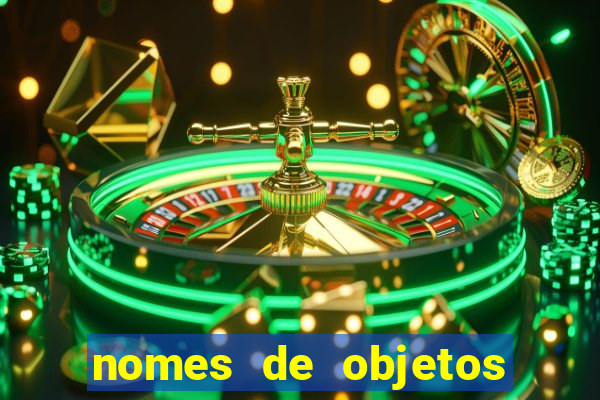 nomes de objetos de origem tupi guarani